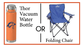 Thor Water Bottle OR Folding Chair